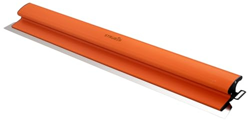 STRÜBER Flächenspachtel 1000 mm mit Z-Griff und Edelstahlblatt 0,3 mm | Auswechselbare Klinge, 5 Breiten verfügbar, Ideal zum Verputzen von Wänden und Decken, Made in EU