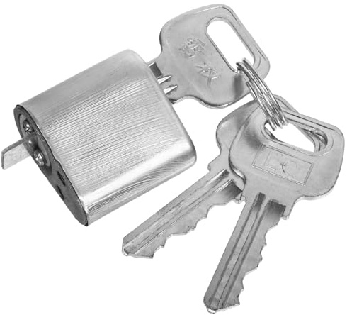 Homoyoyo Kupfer Türzylinder Schlosskern für Brandschutztüren Kompatibel Robustes Sicherheits schloss mit Schlüsseln Langlebiger Schutz für Rohrleitungs Sicherheitstüren