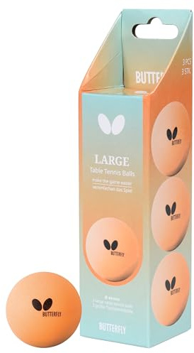 Butterfly Large Table Tennis Balls - Große Tischtennisbälle 44mm Durchmesser