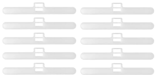 Vertical Blind Slats Hangers for 89 mm (3.5 Inch) Slats, Easy to Install | 10 Pcs Replacement Vertical Blinds Slats Vertical Blinds Repair Parts, White Universal Vertical Blind Top Hangers
