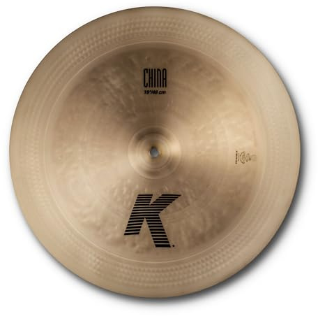Zildjian K Zildjian Series - 19 China Cymbal | Trashige dunkle Akzente, explosiver Angriff, schneller Zerfall, exotische Klangfarbe, kraftvolle Effektstimme