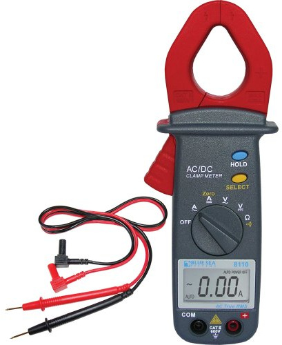 Blue Sea Systems 8110 MULTIMETER W/CLAMP ACDC 600V 400A