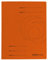 Herlitz Schnellhefter A4 Karton, gefaltet, orange, 10 Stück