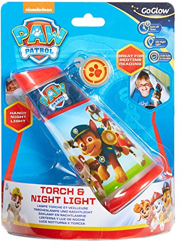 La Pat' Patrouille - Veilleuse nomade GoGlow - Bleu/Rouge/Vert (Ref: 274PAW)