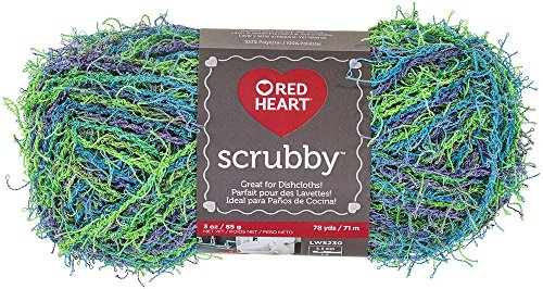 Red Heart Scrubby Garn, Capri, Polyester, 5.08x15.87x6.35 cm, 71