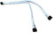 Shakmods 20cm 4 pin PWM Fan Y Splitter White Sleeved Extension Cable