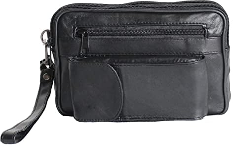 Sotala Herren Handgelenktasche Tasche Echt Leder Geld Herrentasche Handtasche Bag Umhängetasche