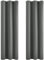 Deconovo Verdunkelungsvorhänge, wärmeisoliert, kältebeständig, Vorhänge für Wohnzimmer und Schlafzimmer, modernes Design mit Ösen, 107 x 214 cm (Breite x Höhe), Hellgrau, 2 Stück