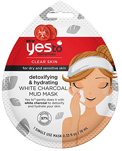 Yes To Tomatoes Detoxifying & Hydrating White Charcoal Mud Mask
