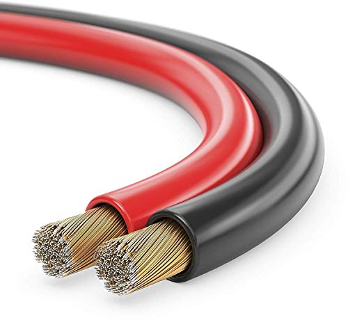 Sonero S-SC2075RB-100 Cables para Altavoces CCA, 100m, Rojo/Negro