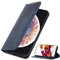 BRAND SET Funda para Alcatel 1SE 2020 Funda de Cuero con Tapa Plegable Material de PU con Función de Soporte Hebilla Magnética Invisible Funda Ultrafina Carcasa para Alcatel 1SE 2020(Azul)