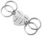 Zysta Personalized Gravur- 4 Stück BFF Schlüsselanhänger mit Gravur Herz Puzzle Anhänger Schlüsselbund Edelstahl Freundschaft Famile Keychain (4 Stück- Mit gravur)