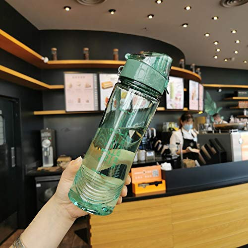 YOUSHANG Gourde Paille, Bouteille, Bidon Etanche, Sport, Isotherme Enfant, Reutilisable, 520ml