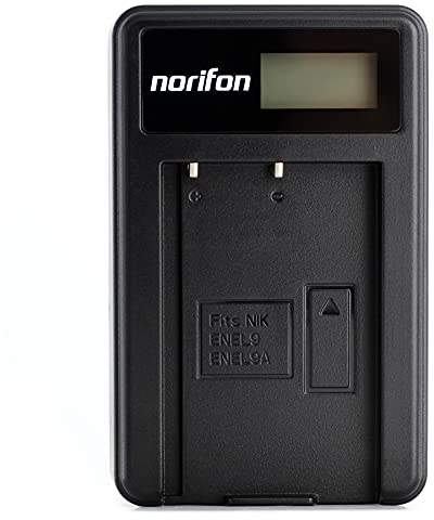 en-EL9 LCD USB Chargeur pour Nikon D3000, D40, D40x, D5000, D60 Caméra et Plus