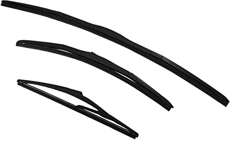 Front and Rear Wiper Blade Set Fits for NISSAN QASHQAI SUV Nov 2013 Onwards
