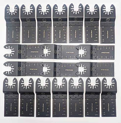 AF4F (20 Pack) 35mm Multitool Wood Cutter Saw Blades fits Dewalt Makita Milwaukee Stanley Oscillating