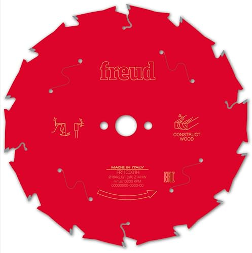 Freud LMA00525 Portable Circular Saw Blade FREUD-Ø184 2/1.3 AL16 Z14 BA 18° -F03FS09791-FR11C001H