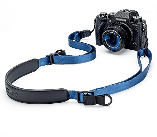 PROfezzion Mirrorless Camera Shoulder Neck Strap with Metal Secure Quick Release Buckle for Sony A7 A7S A7R Mark II III IV A9 A6700 A6600 A6400 ZV-E1 ZV-E10 Fujifilm X-M5 X-T5 X-T4 X-T50 X-T30 & More
