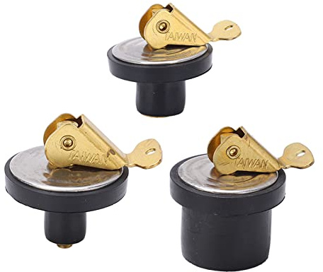 Ablassstopfen, Bootsablassstopfen, 19-mm-Kompressionsablassstopfen, Messingschraubentyp, Gummidichtung, Boots-, Yacht- Und Marinezubehör(7/8inch（2974B2）)