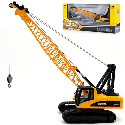 Gemini&Genius Crane Toys for Kids, Construction Vehicle Autocrane Truck Toy