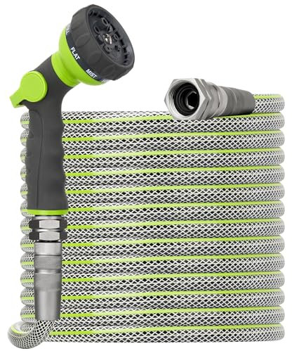 Robuster Gartenschlauch, 2,5 m lang, 1,27 cm ID x 2,5 m, langlebiger Outdoor-Wasserschlauch