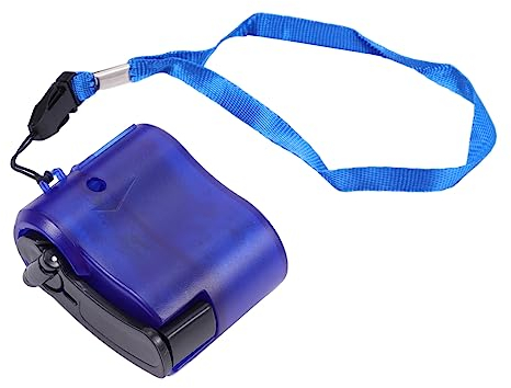 Kisangel Handkurbelgenerator Notstrombank Tragbares Ladegerät Outdoor Powerbank Für Reisende