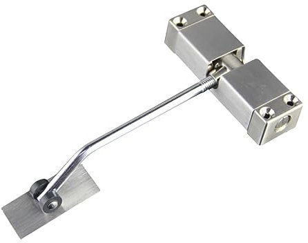 Uonlytech Edelstahl Türschließer Automatische Türfeder Schließkraft Bis Türbreite Rechts Linksanschlag Mit Temperaturbeständigem Metallgehäuse Und Montagezubehör Für Innentüren