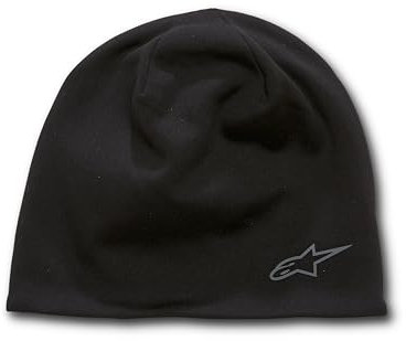 Alpinestars Herren Tech Beanie-Mütze, Schwarz/Grau, One Size