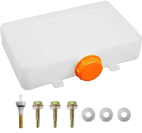 HOIIME Car Truck Fuel Tank 7L, Plastic Air Parking Heater Fuel Tank Gasoline Oil Drum for Auto Diesel Parking Heater Tool