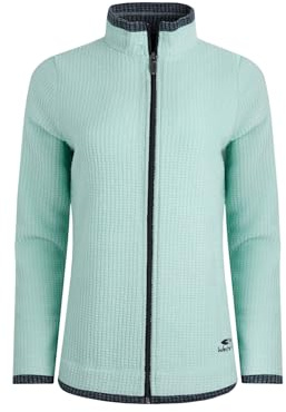 Weird Fish Ariana Full Zip Grid Fleece Seaspray Size 12. (Jumper/Sweater/Fleece)