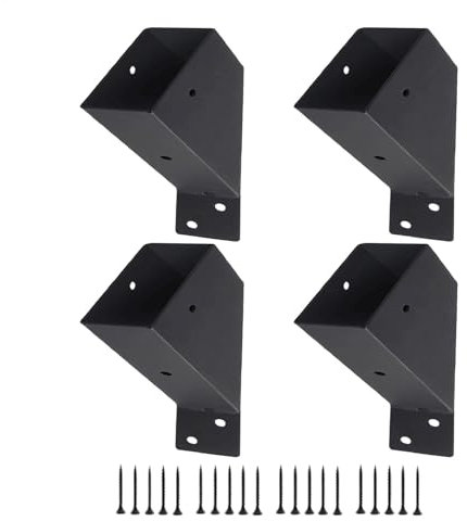 Pergola Angle Support Brackets, Pergola 45 Degree Brackets, Heavy Duty Shelf Bracket, Angle Pergola Brackets, Pergola Beam Support Brackets, Shelf Bracket with Screws, Connector Brace Brackets