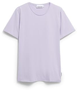 ARMEDANGELS Herren T-Shirt aus Bio-Baumwolle JAAMES Brushed Regular Fit Soft Lilac