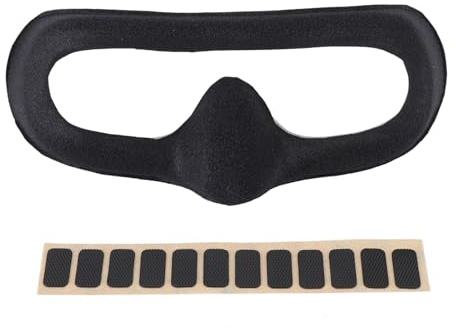 Vvikizy Eye Pad für Avata2 Schutzbrille 3 Gesichtspolsterabdeckung Schaumstoffpolster mit Weichem Schwamm Nicht -Schlupfband Einstellbares Design Verbesserter Komfort Sichere Passform (Grau)