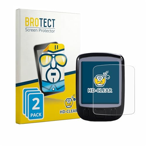 BROTECT 2 Stück Schutzfolie für Fravsiu Bike Computer Displayschutz Folie Made in Germany, Ultra-Klar