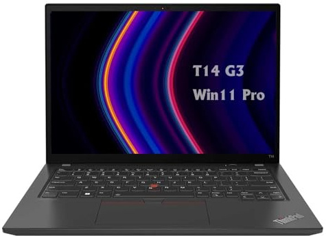 Lenovo Thinkpad T14 Gen 3 Business Laptop, 14 FHD (1920x1080), Intel Core i5-1240P, 16GB RAM, 512GB SSD, US QWERTY Keyboard, Windows 11 Pro (Ricondizionato)