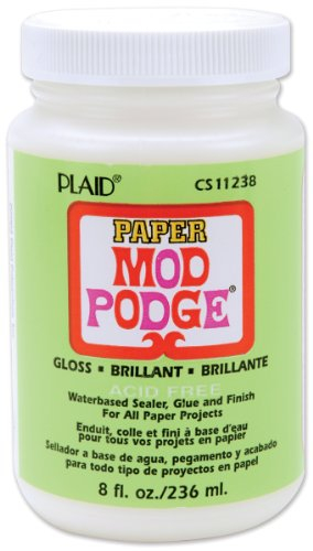 Mod Podge Sigillante Lucido a Base d'Acqua, Carta Adesiva (226,8 g), Finitura CS11238, 226,8 g, 8 FL Oz
