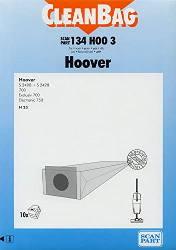CleanBag Staubsaugerbeutel 134HOO3 für Hoover H 25
