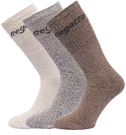 Regatta Men's Mens 3 Socks/Box Warm Long Ankle Support Socks (pack of 3)
