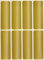 Etiketten Gold 76 mm x 25 mm Sticker – 7,5 cm x 2,5 cm viereckige Aufkleber 120 Stück von Royal Green