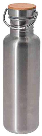 cyclingcolors BIDON Velo Vintage Acier INOX 750ML Bouchon Liege Cycle L'EROICA Gourde Ancien