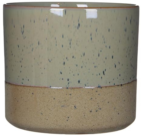 Mica decorations Lago Topf rund Creme - h18xd20,5cm