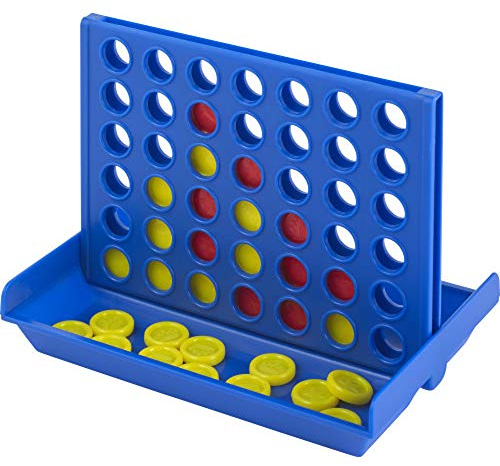 Vier in Einer Reihe Reisespiele ab 6 Jahre Kinderspiele für 2 - Reise Spiele für unterwegs Beliebte Geschenke für Mädchen & Junge Urlaub Zubehör Spiel Autofahrt
