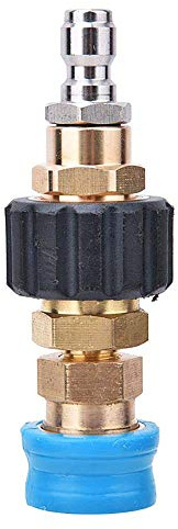 OTNE Hochdruckreiniger-Adapter, 11,6 mm, kompakter Schnellverschluss-Anschluss auf M22 Kärcher HD-kompatible Adapter