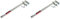 Profile Brick Laying Clamps 13 / 330MM X 2 PC Sliding Brick Wall F CLAMP Tongs