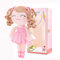Gloveleya Puppen Baby Mädchen Geschenke Lockige Ballettpuppe Weiches Plüschtier Rosa 13 Zoll mit Geschenkbox