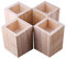 4x Rehausseurs de Meubles,Élévateur de Lit,Rassembleurs de Lit en Bois,Rehausseurs de Bureau,Pieds de Meubles de Hauteur Ajoutent,pour Chaise Table Canapés Armoires,Charge 1000Kg (4x4x5cm)