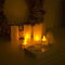 X4-LIFE 6 LED Teelichter mit gelbem Licht - Wiederaufladbar mit Akku inkl. Ladestation + Ladekabel - Flackernde Flamme - 8 bis 10 Stunden Betriebszeit