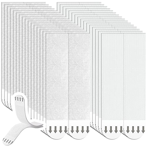 32 Pares Tiras para Colgar Cuadros, Tiras Adhesivas para Colgar Cuadros - Blanco