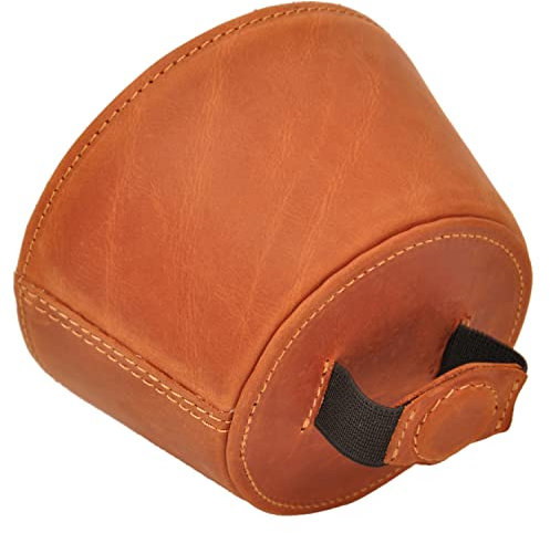 Leather plunger mute, lightweight trumpet mute with a magnet, leather magnetic mute for a sharper sound