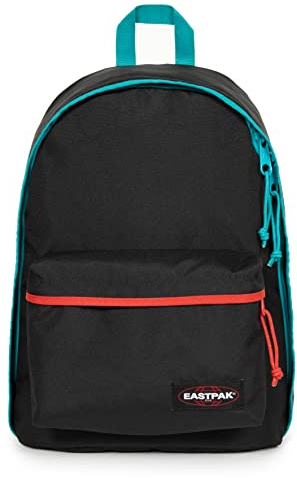 Eastpak OUT OF OFFICE Rucksack, 44 cm, 27 L, Kontrast Aqua Red (Schwarz)